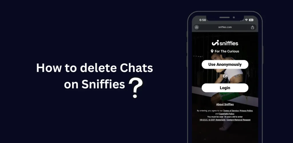 How to delete Chats on Sniffies