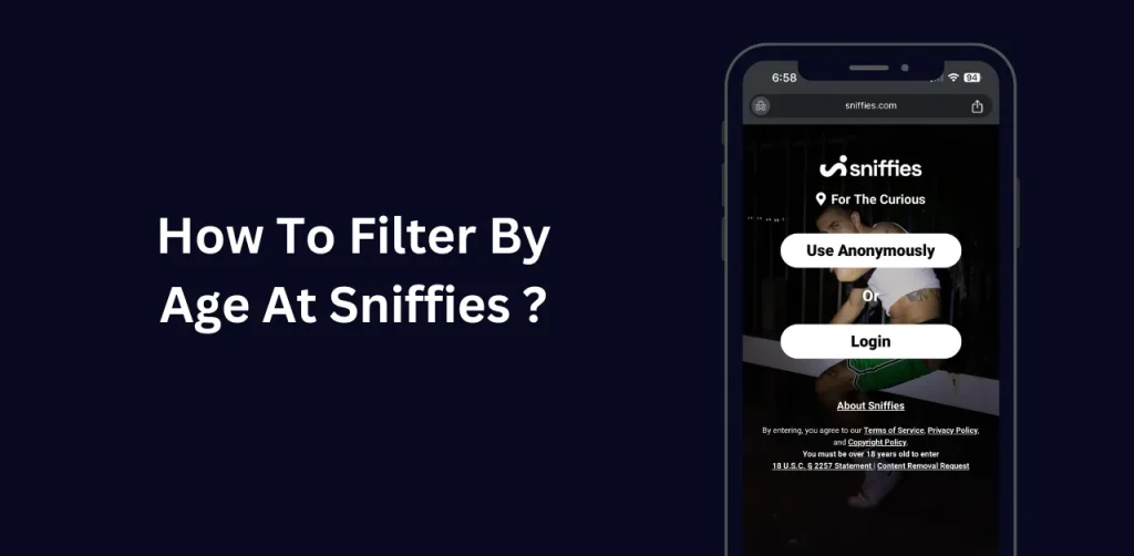 we provide information about How to Filter by Age at Sniffies?