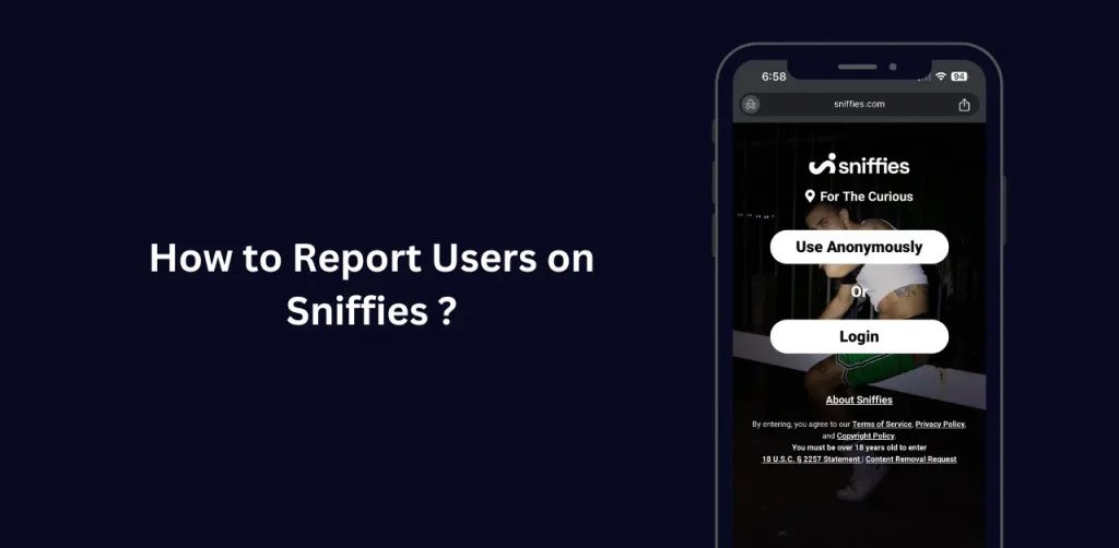 Report Users on Sniffies