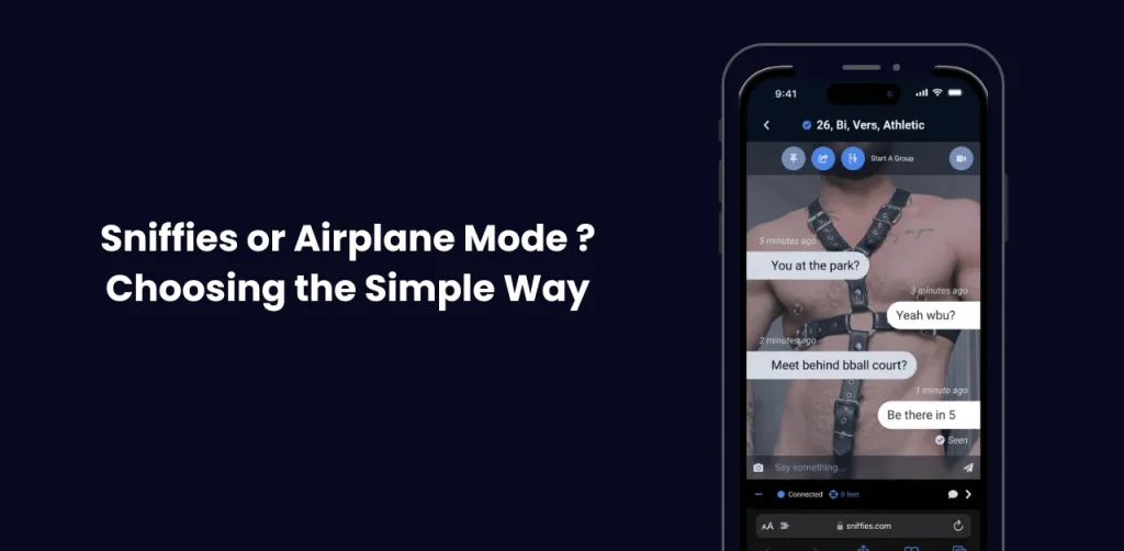 in this image we guide you Sniffies or Airplane Mode: Choosing the Simple Way