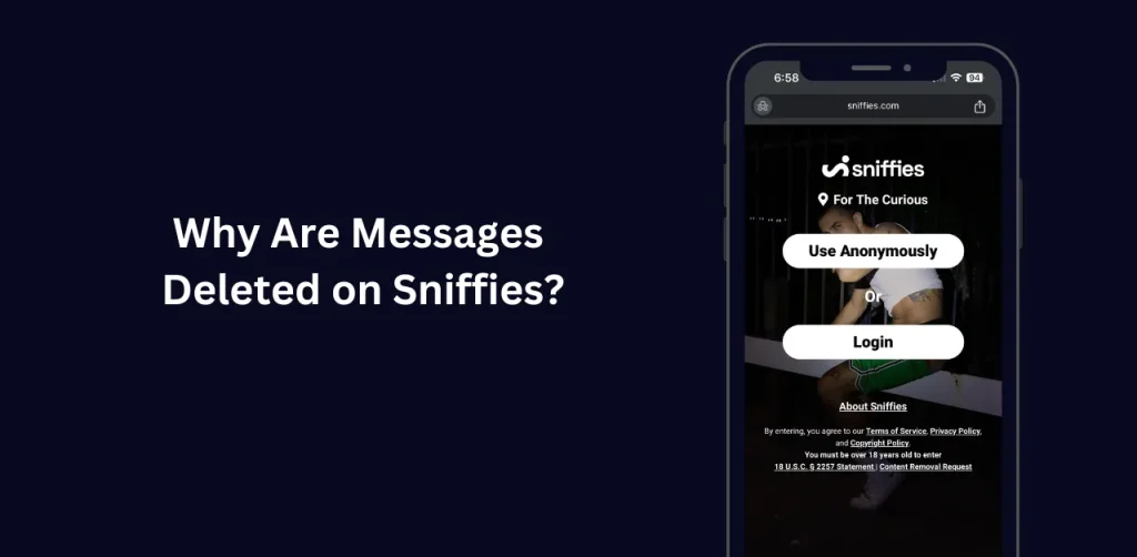 Why Sniffies Removes Messages