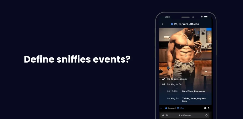 in this image we give you information about Define sniffies events?