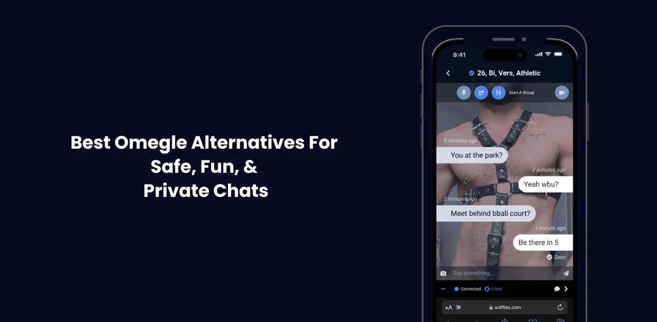 title is about Best Omegle Alternatives For Safe, Fun, & Private Chats and have a pic of phone